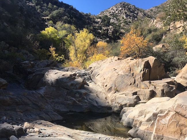 Hiking along Poland Creek